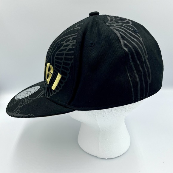 NEW COOGI Gold Spellout Logo Black Eagle Baseball Cap Size 7‎ 1/2 Men's Hat - Picture 4 of 7